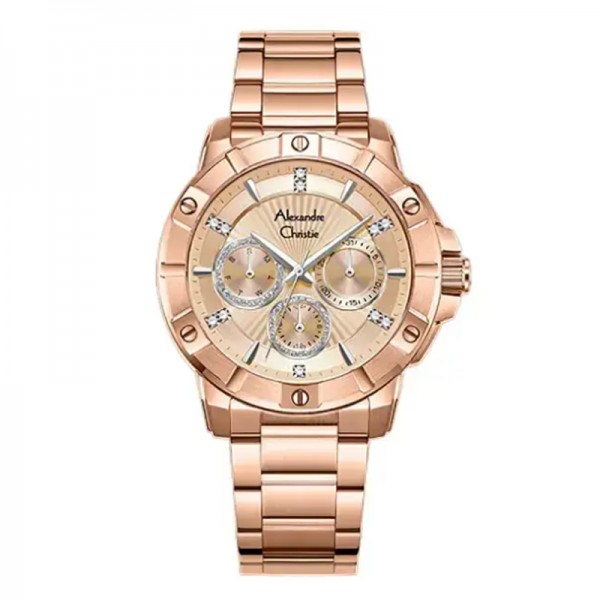 Alexandre Christie AC 6609 Rosegold Full BFBRGLN2
